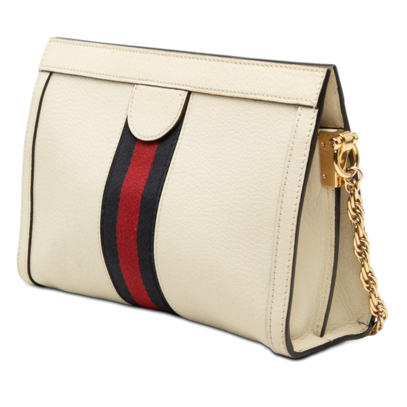 Small Calfskin Web Ophidia Chain Crossbody - Image 2