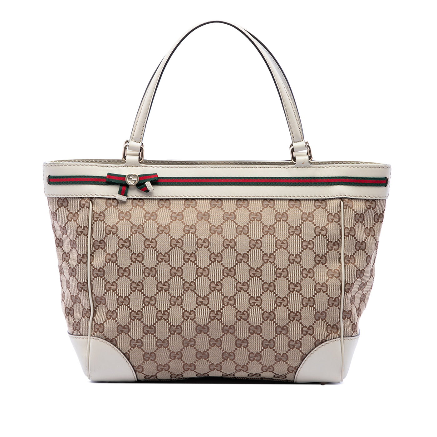 GG Canvas Web Mayfair Tote - Image 1