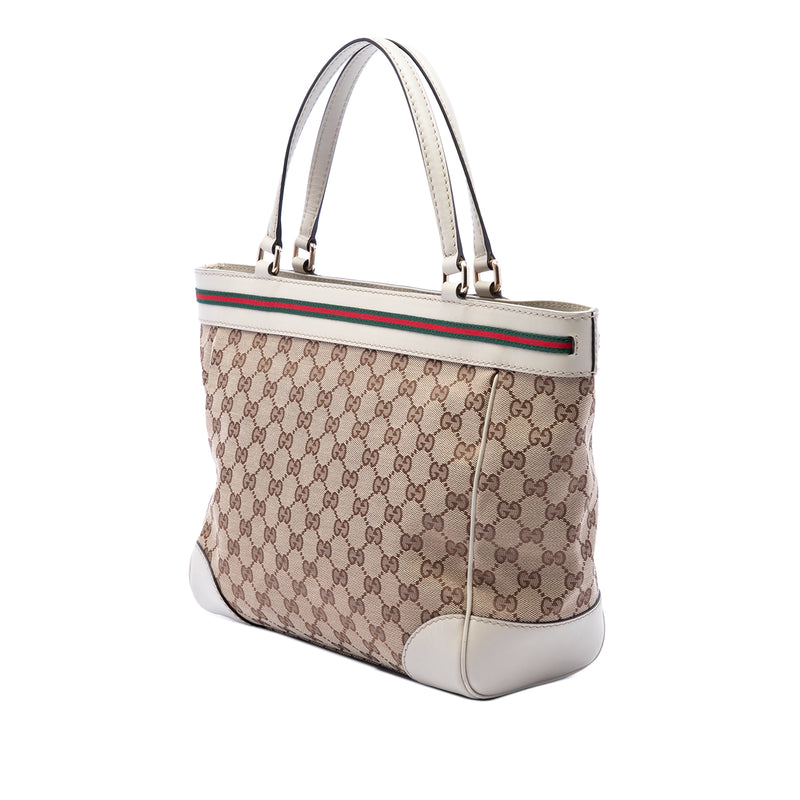 GG Canvas Web Mayfair Tote - Image 2