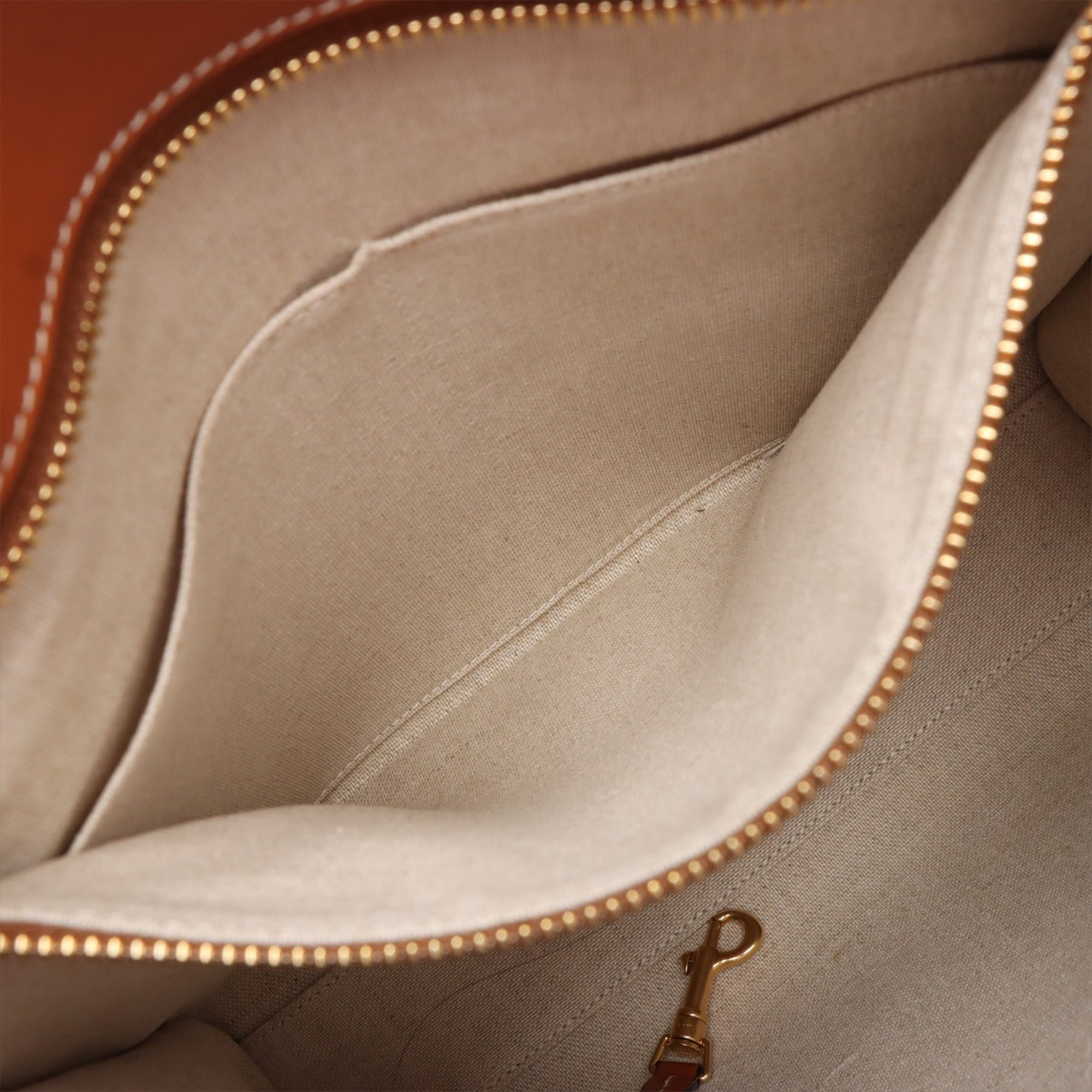 Small Triomphe Canvas Maillon Vertical Cabas Satchel - Image 4