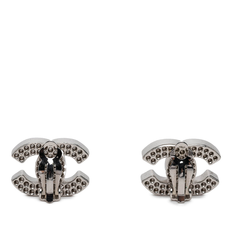 CC Brass Perforated Clip On Earrings - Image 2
