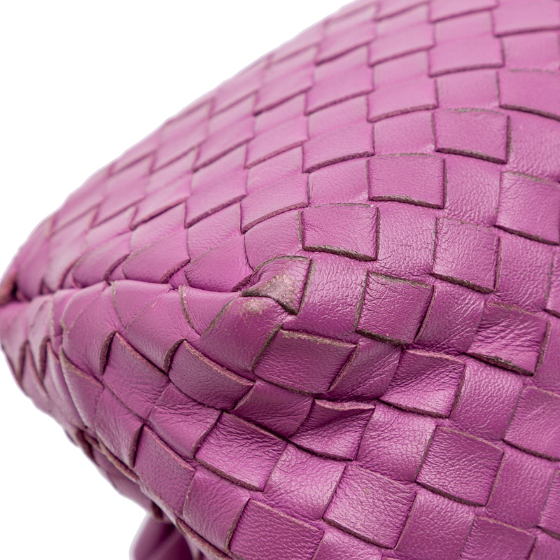 Small Nappa Intrecciato Olympia Shoulder Bag - Image 10