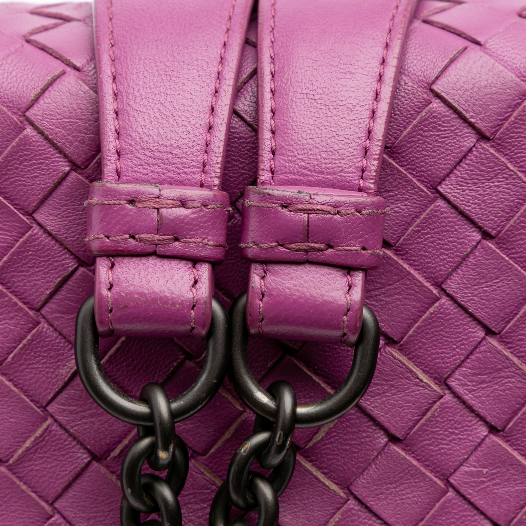 Small Nappa Intrecciato Olympia Shoulder Bag - Image 9
