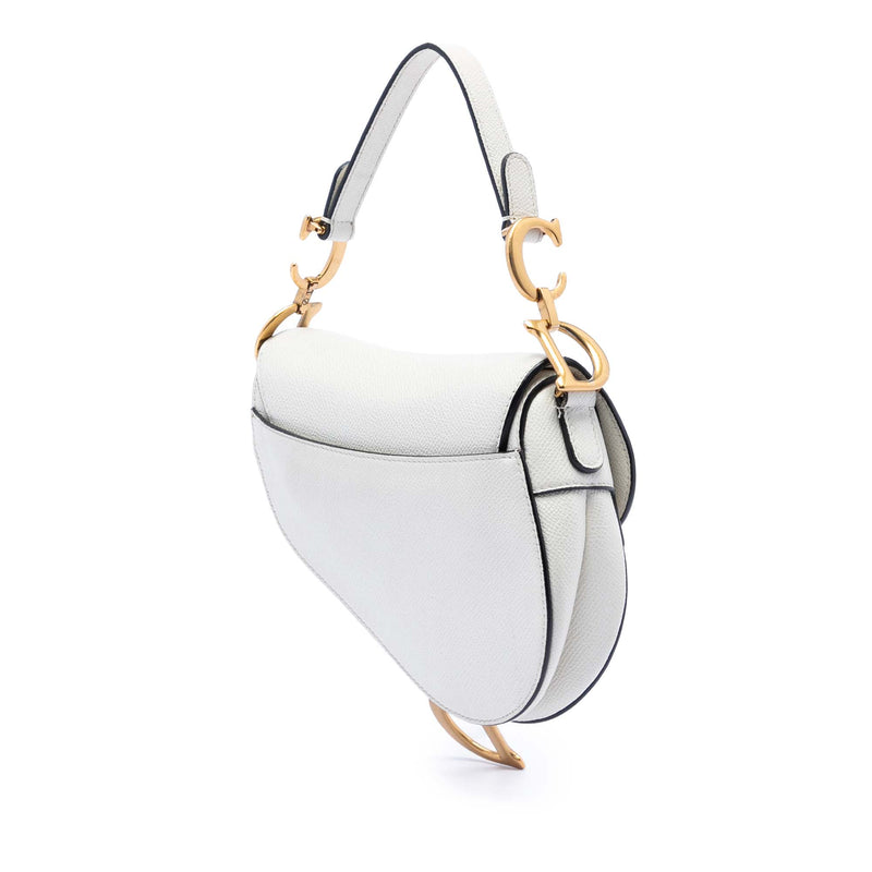 Mini Grained Calfskin Saddle Bag - Image 2