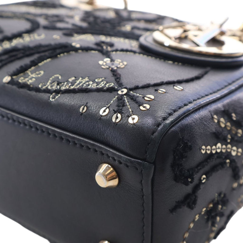 Mini Lambskin Embroidered Sequin Astrology Lady Dior - Image 10
