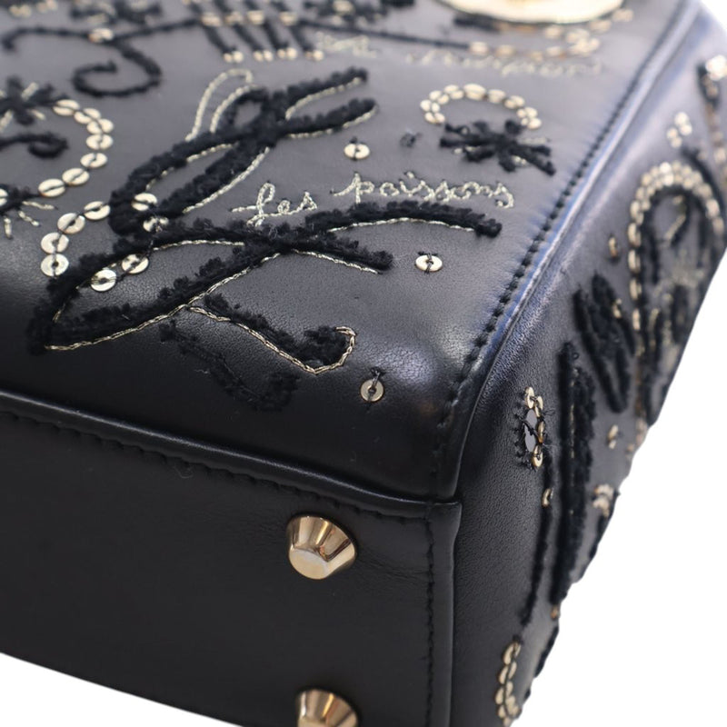 Mini Lambskin Embroidered Sequin Astrology Lady Dior - Image 12