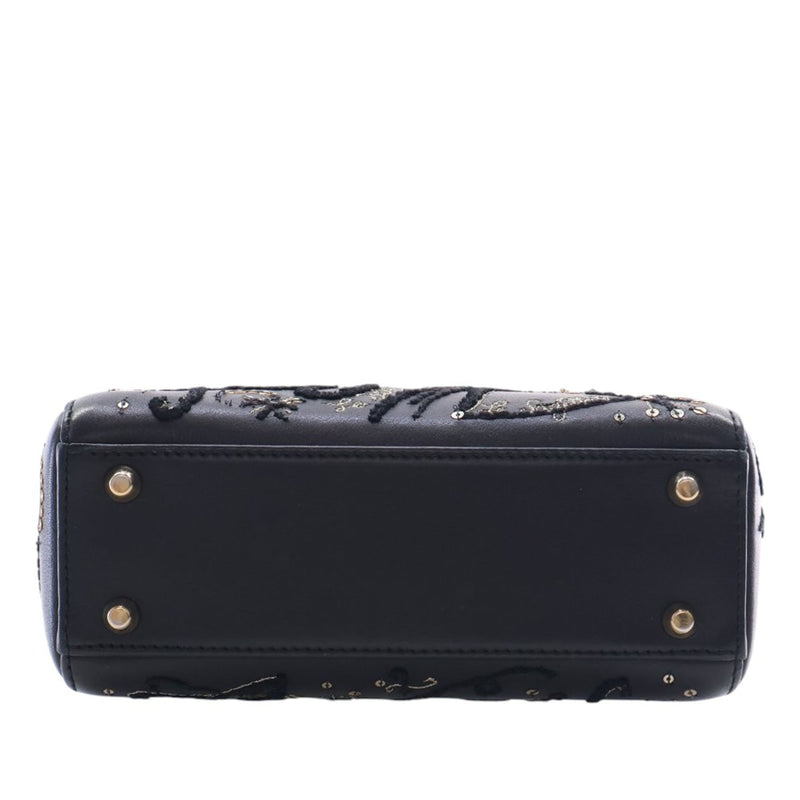 Mini Lambskin Embroidered Sequin Astrology Lady Dior - Image 3