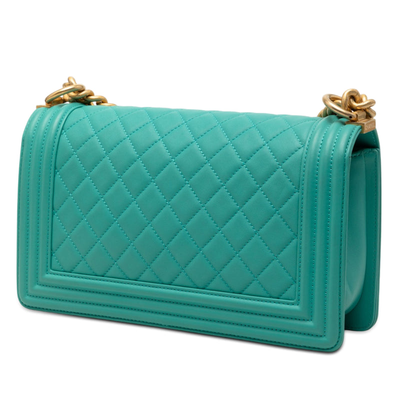 Old Medium Quilted Lambskin Boy Flap - Image 2
