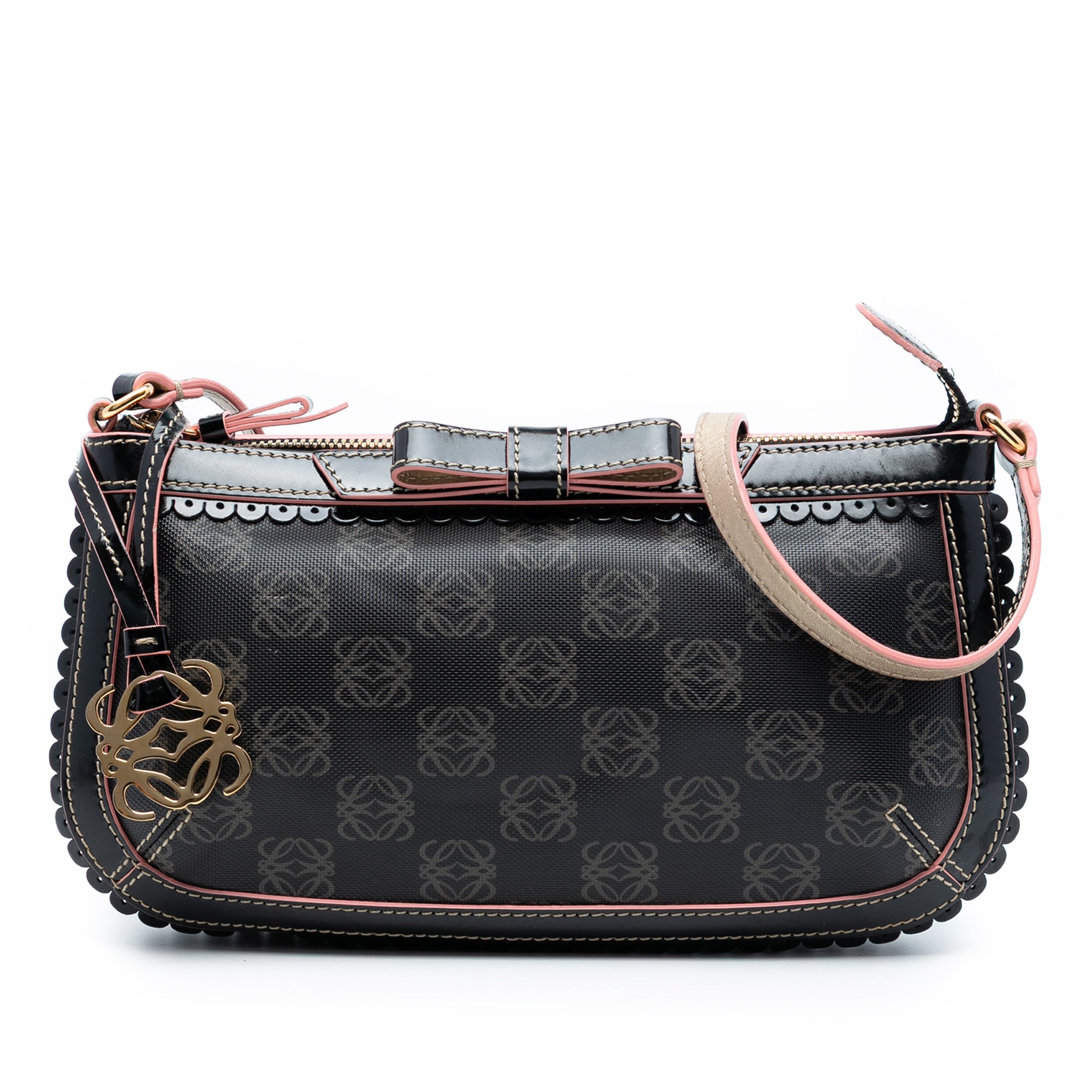 Anagram PVC Coated Canvas Shoulder Bag - Image 1