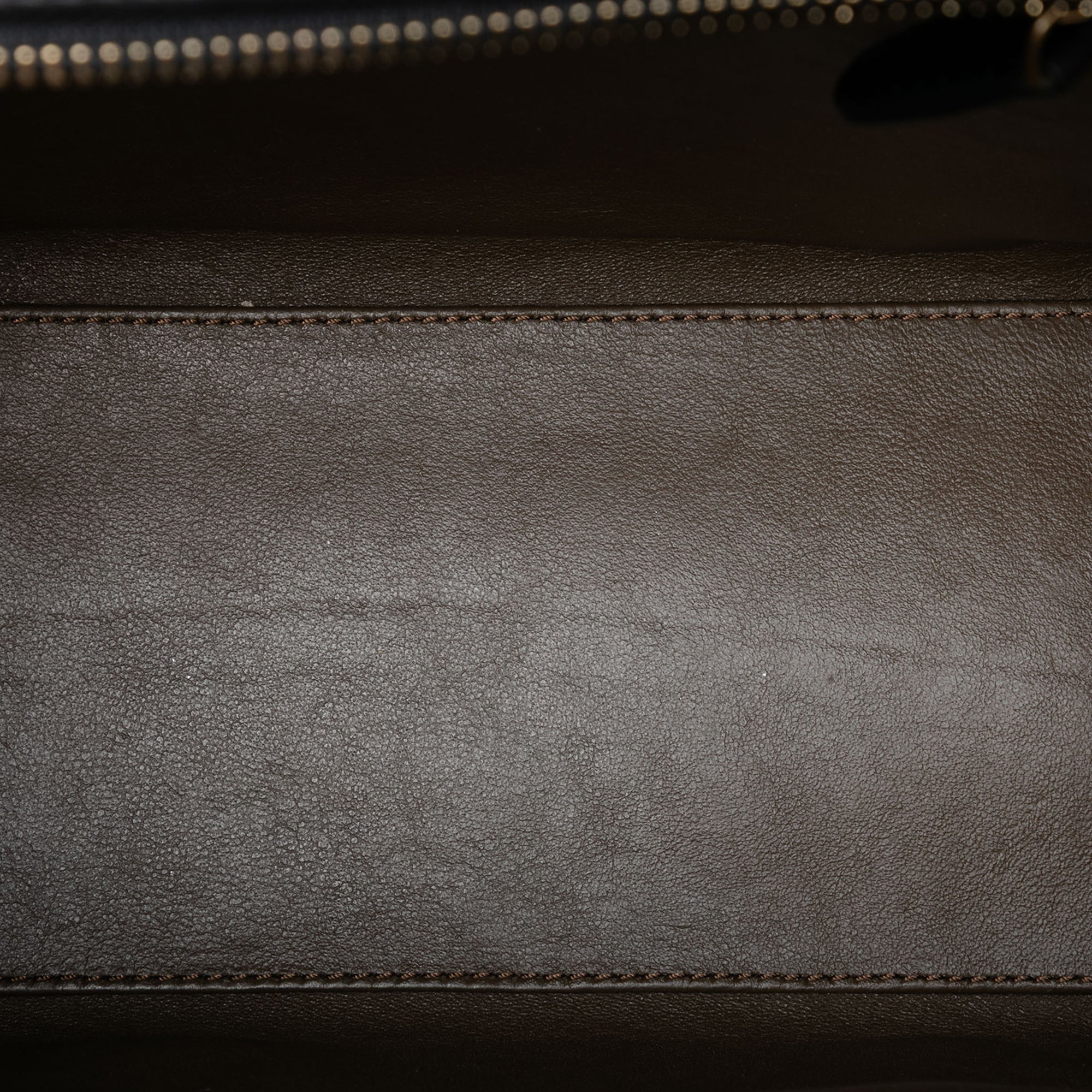 Micro Tricolor Calfskin and Suede Luggage Tote - Image 4