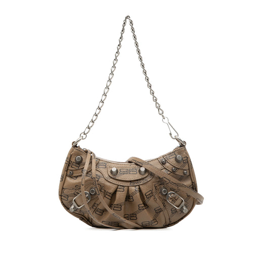 Mini BB Monogram Coated Canvas Le Cagole - Image 1