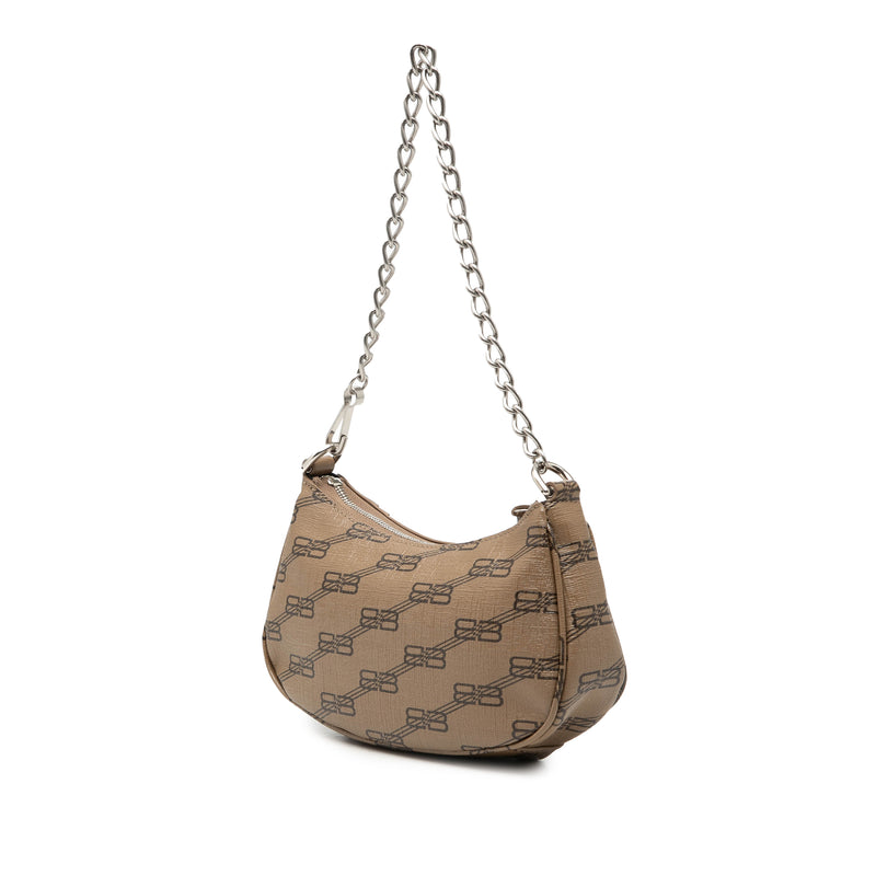 Mini BB Monogram Coated Canvas Le Cagole - Image 2