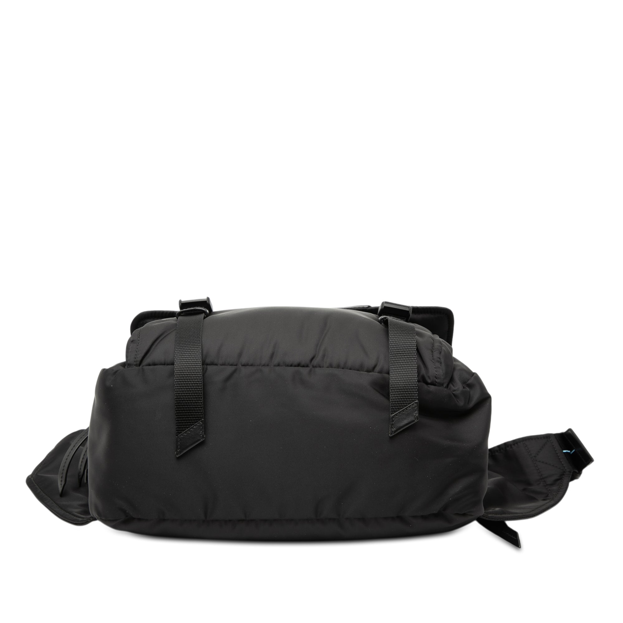 Soft Calf Trimmed Tessuto Double Buckle Belt Bag - Image 3