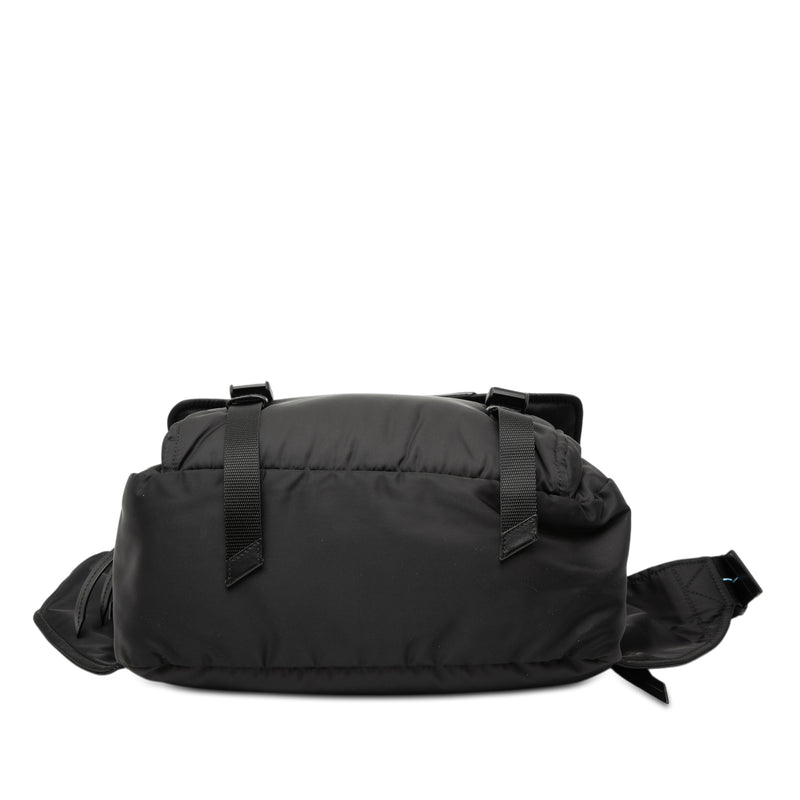Soft Calf Trimmed Tessuto Double Buckle Belt Bag - Image 3