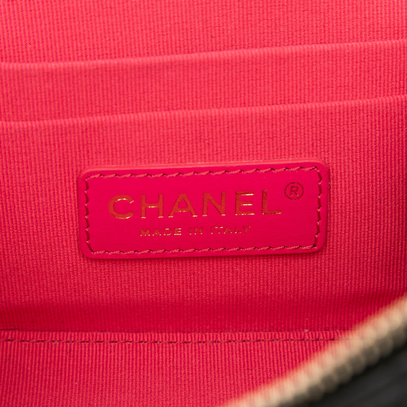 CC Quilted Calfskin Vanity Case with Chain - Image 5