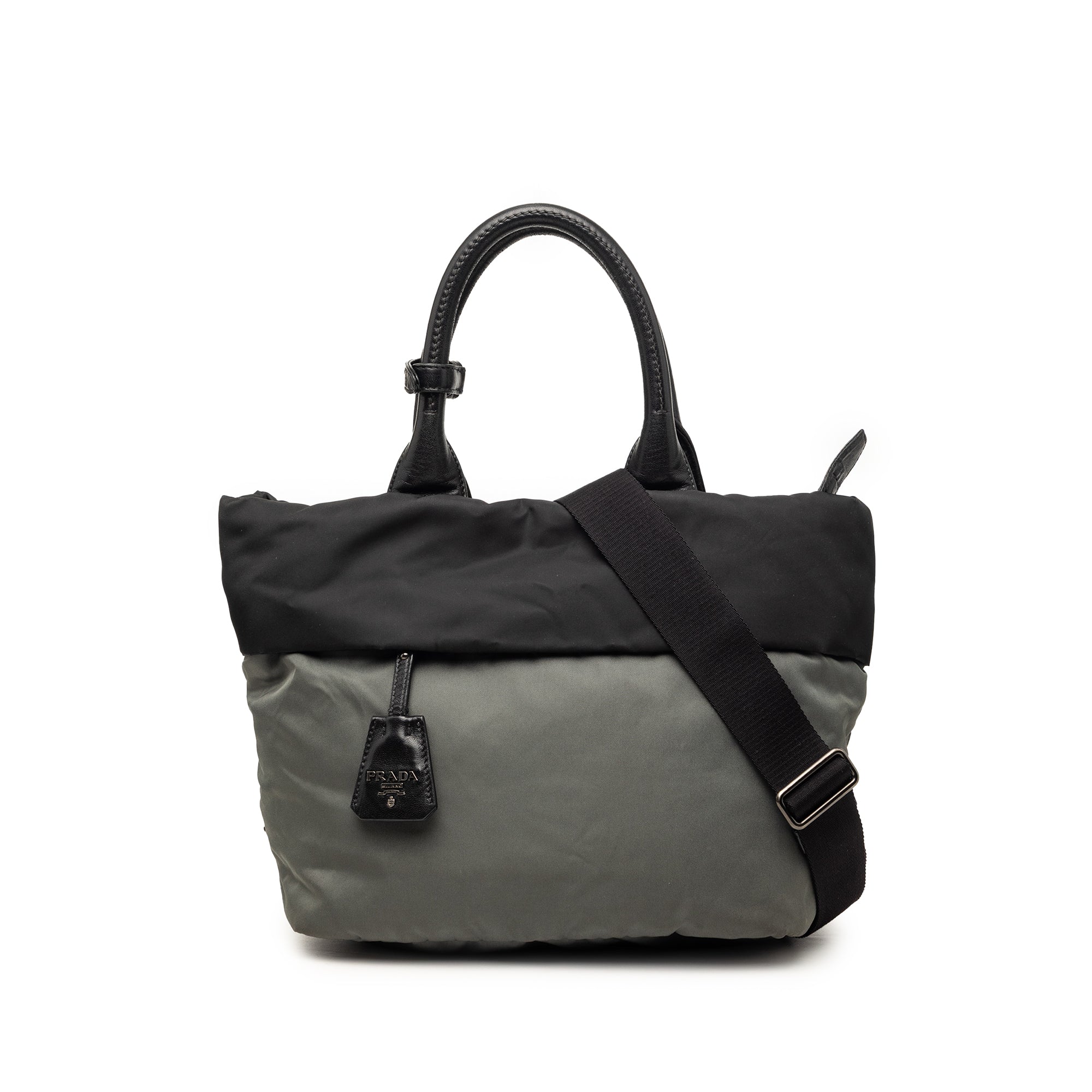 Bicolor Tessuto Reversible Tote - Image 1