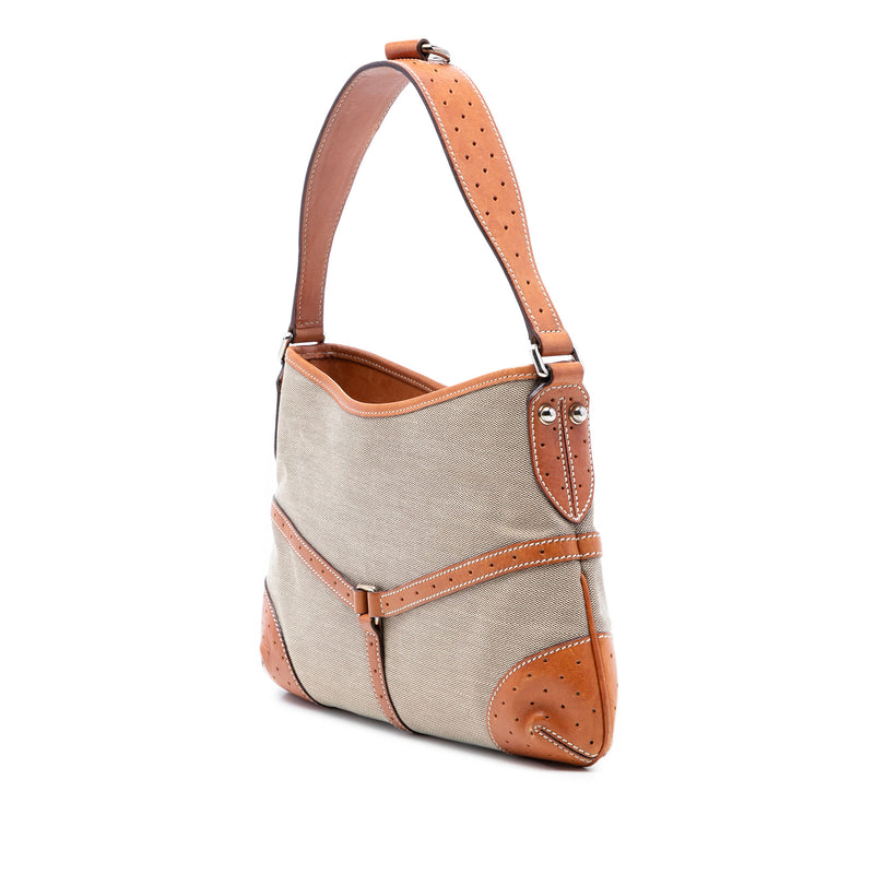 Canvas Web Reins Shoulder Bag - Image 2