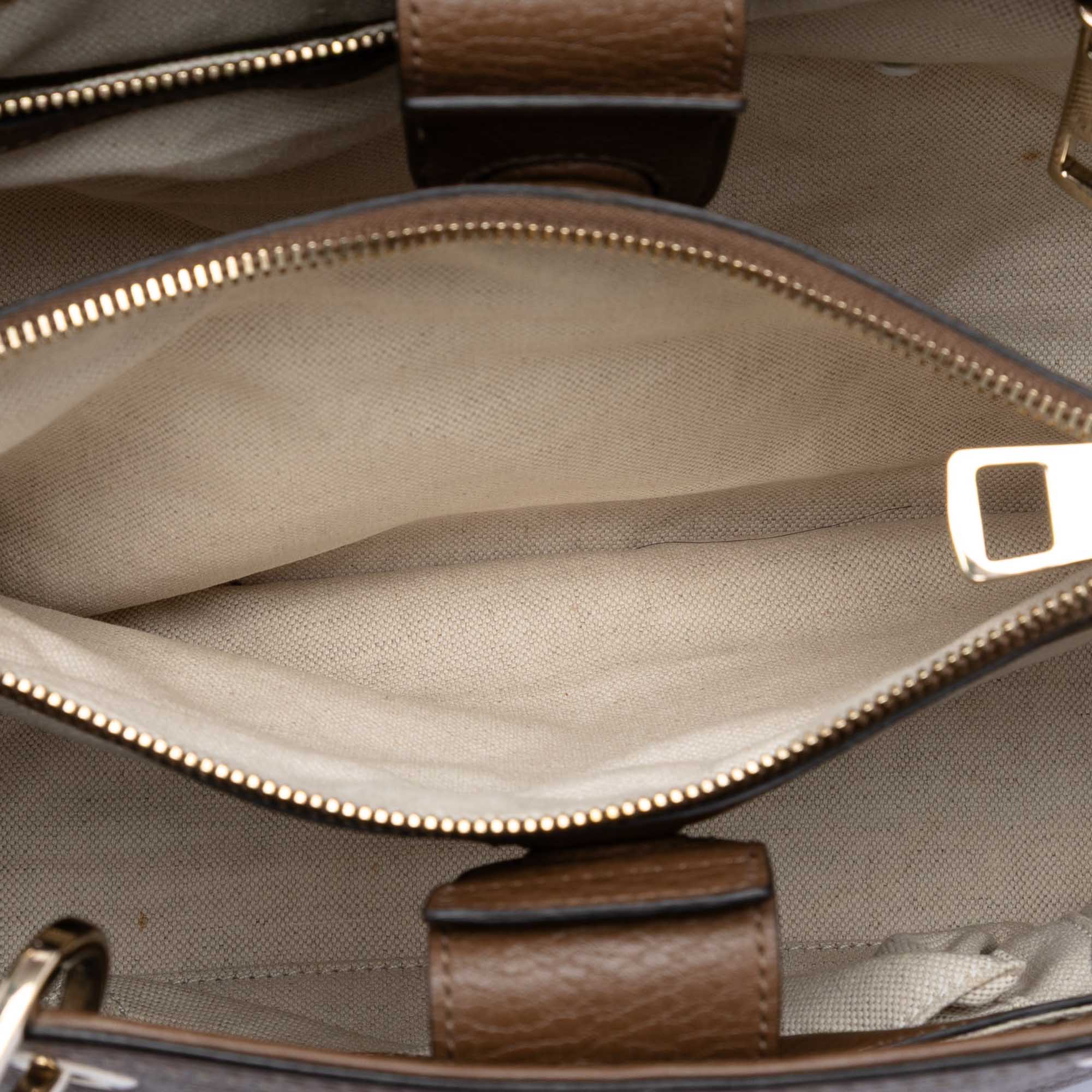 Medium Calfskin Bamboo Shopper Satchel - Image 4