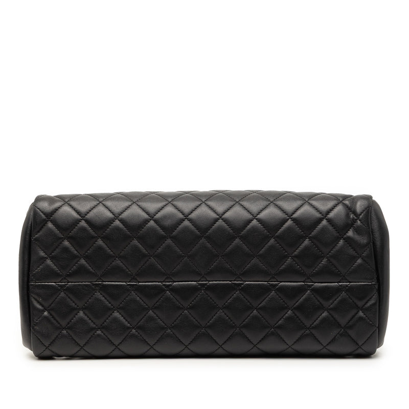 Medium Quilted Lambskin Just Mademoiselle Bowling Bag - Image 3