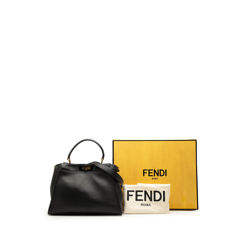 Medium Leather Selleria Peekaboo Iconic Satchel - Image 8
