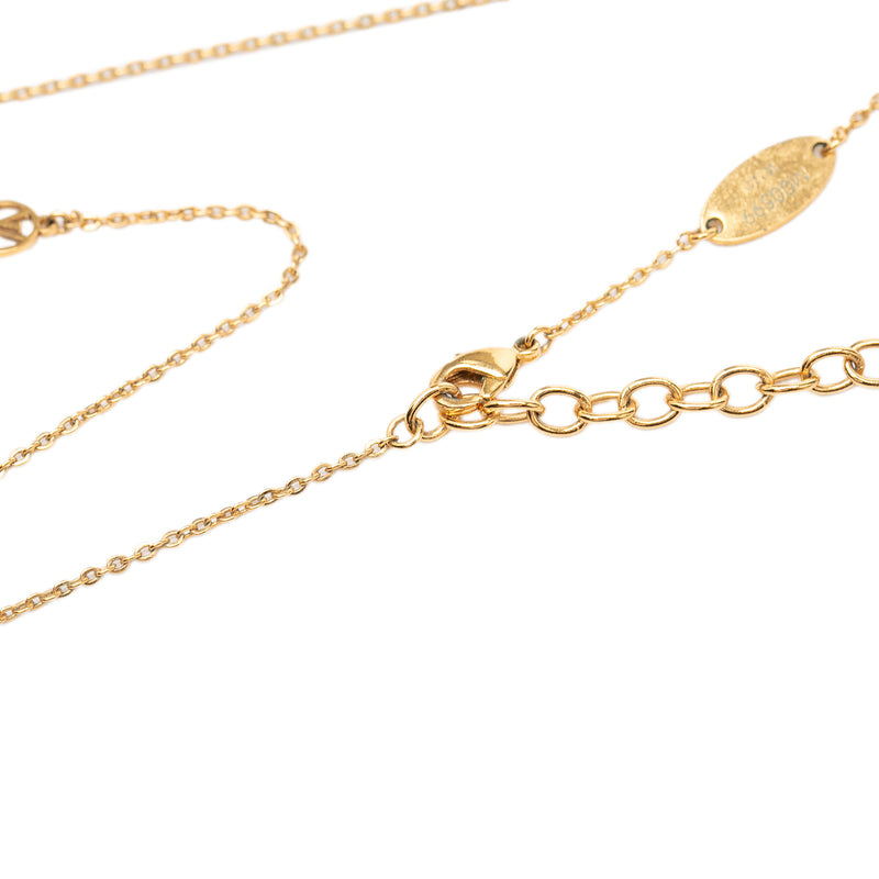 Gold Plated Nanogram Pendant Necklace - Image 4