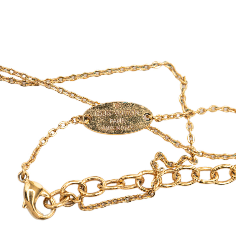 Gold Plated Nanogram Pendant Necklace - Image 5