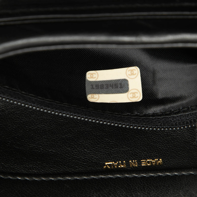 CC Quilted Lambskin Tassel Vanity Bag - Image 6