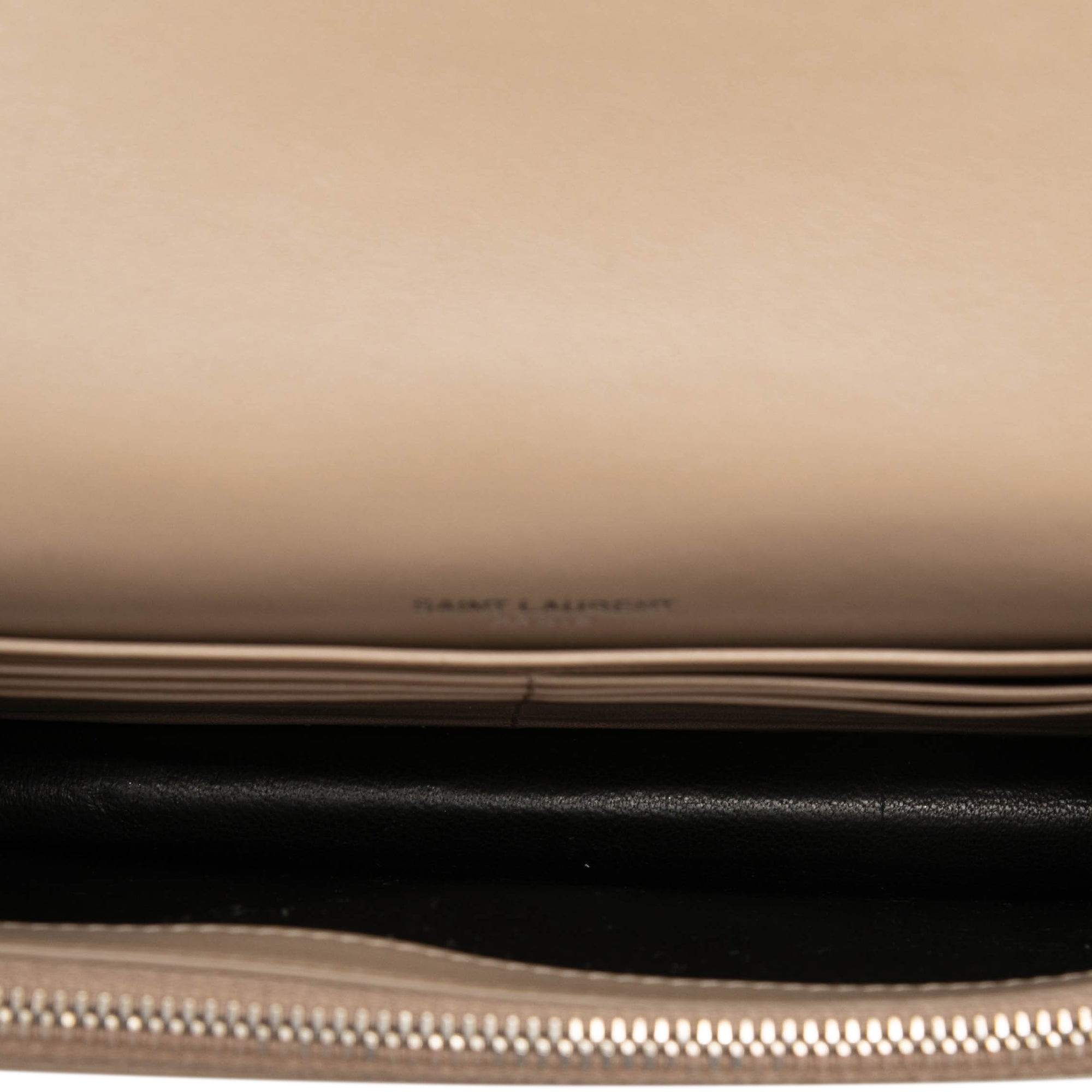 Small Croc Embossed Leather Monogram Kate Tassel Wallet on Chain - Image 4