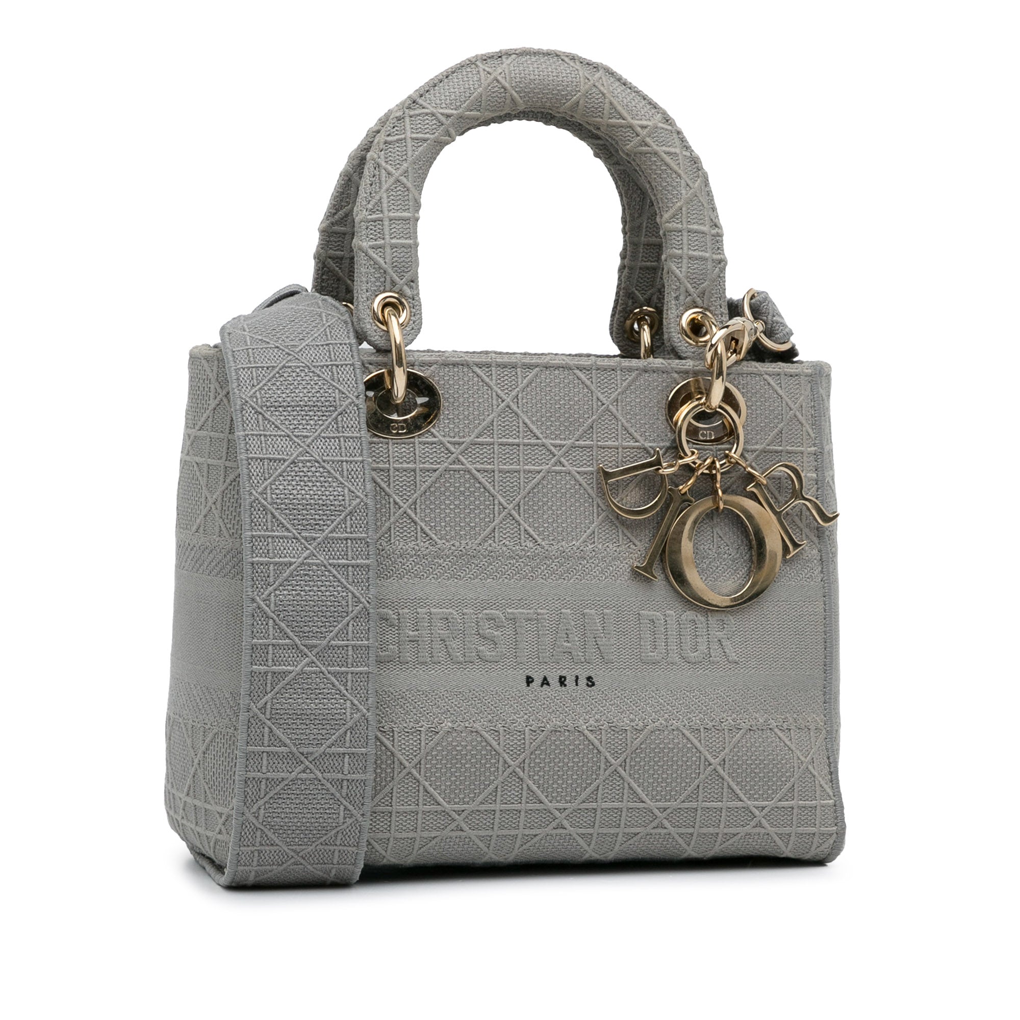 Medium Canvas Cannage Lady D Lite - Image 2