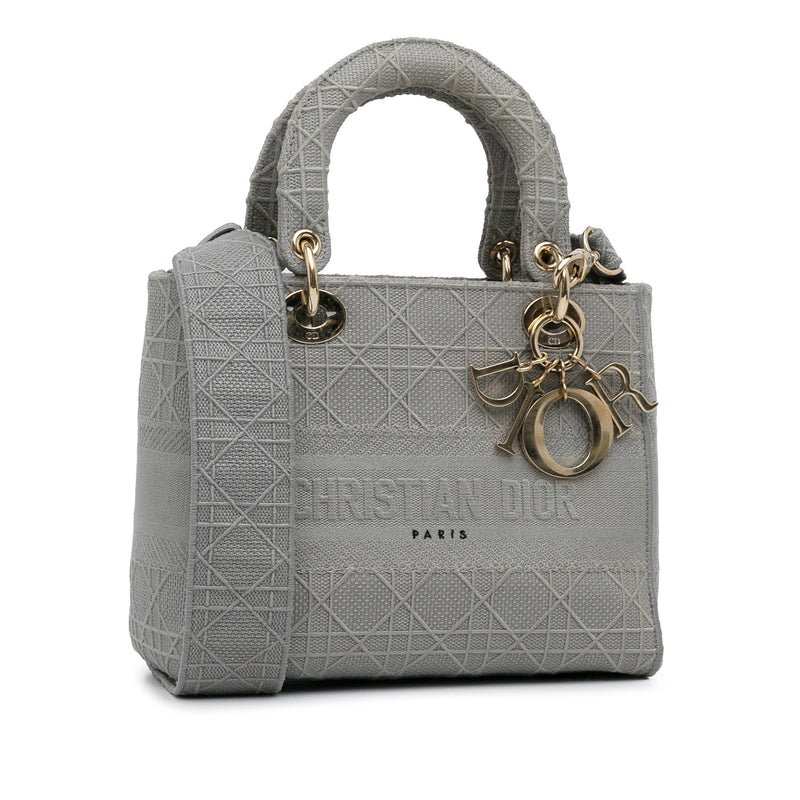 Medium Canvas Cannage Lady D Lite - Image 2