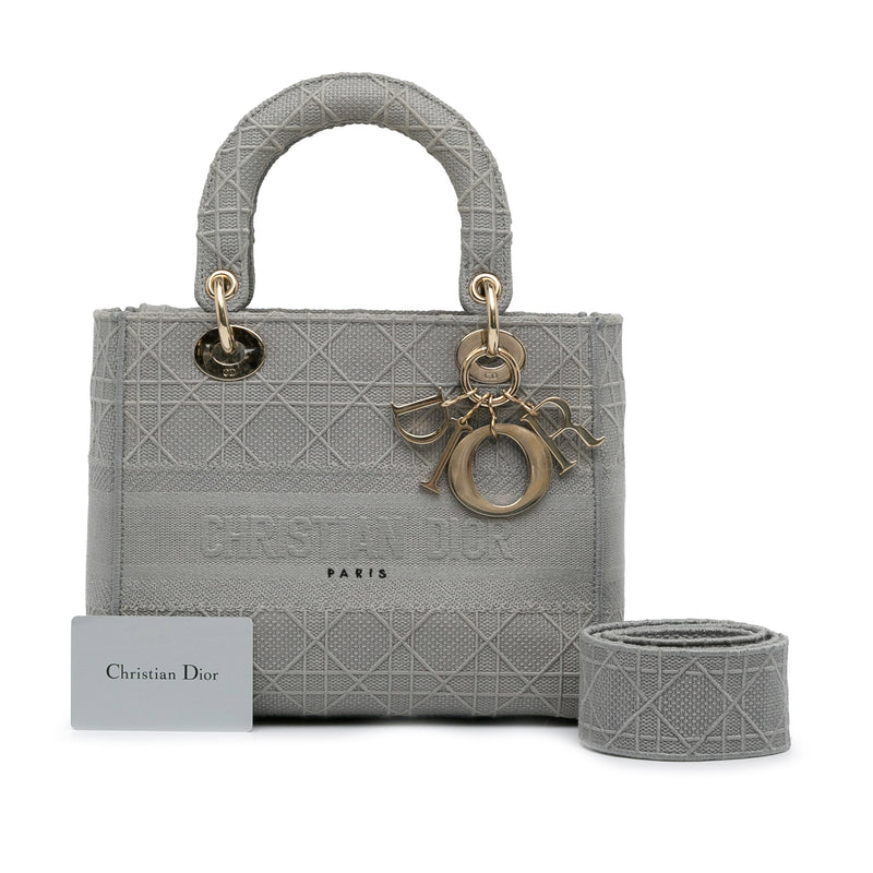 Medium Canvas Cannage Lady D Lite - Image 23