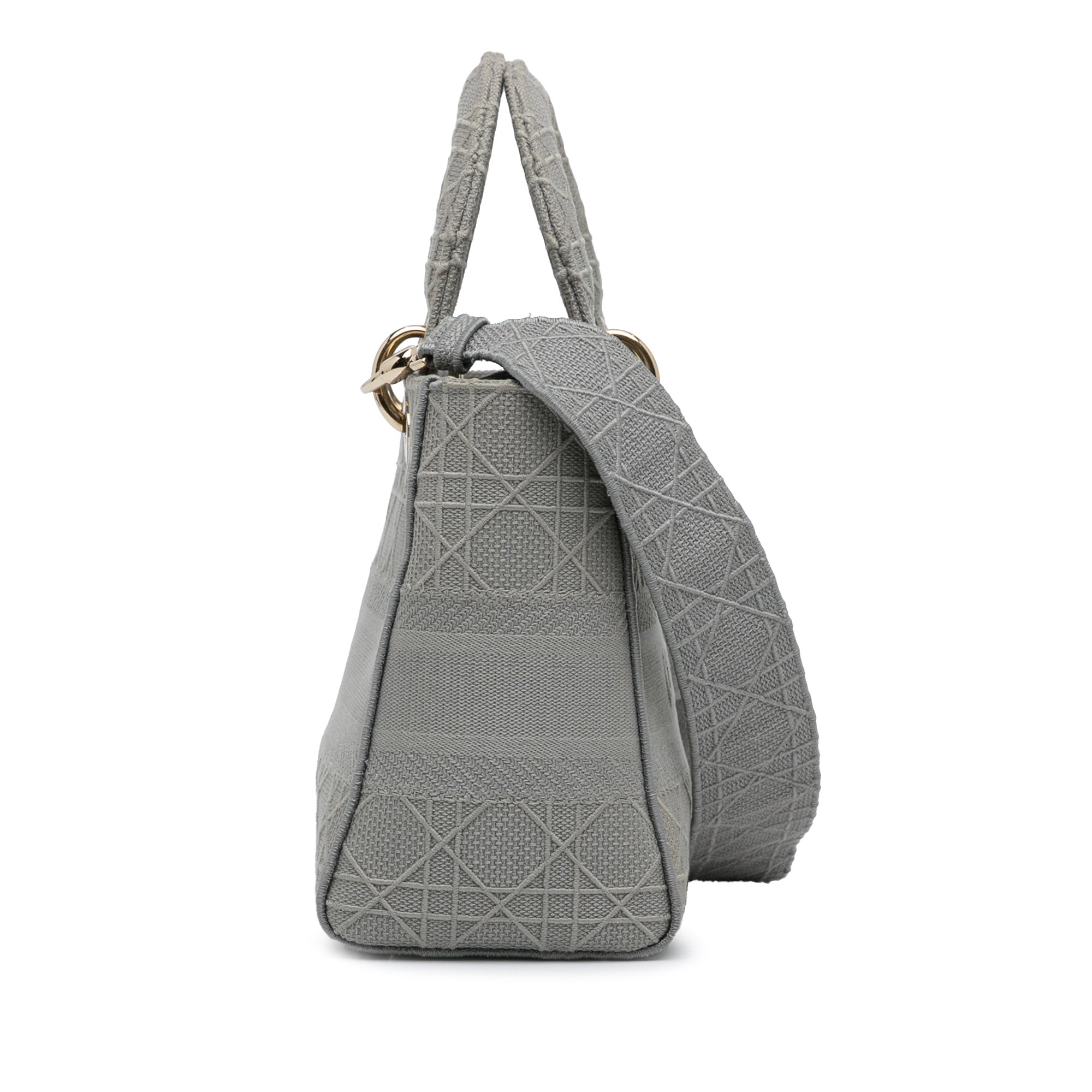 Medium Canvas Cannage Lady D Lite - Image 3