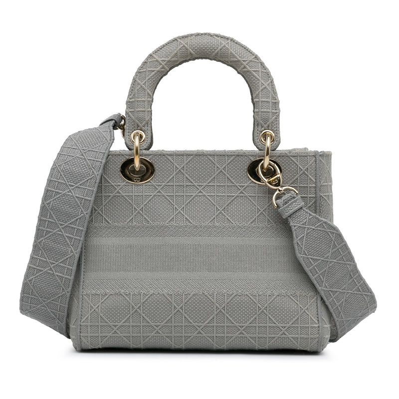 Medium Canvas Cannage Lady D Lite - Image 4