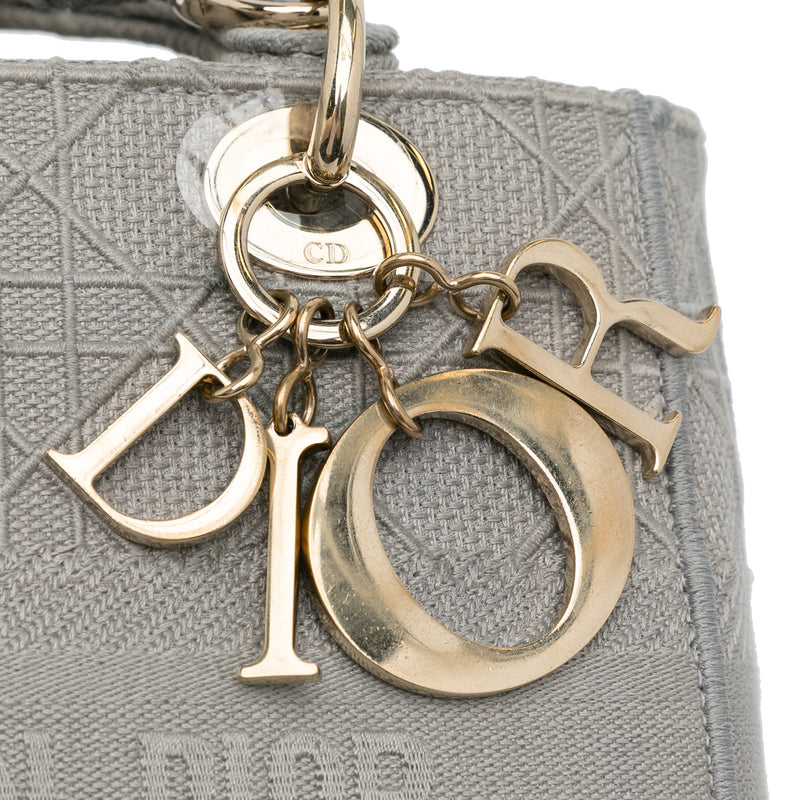Medium Canvas Cannage Lady D Lite - Image 9