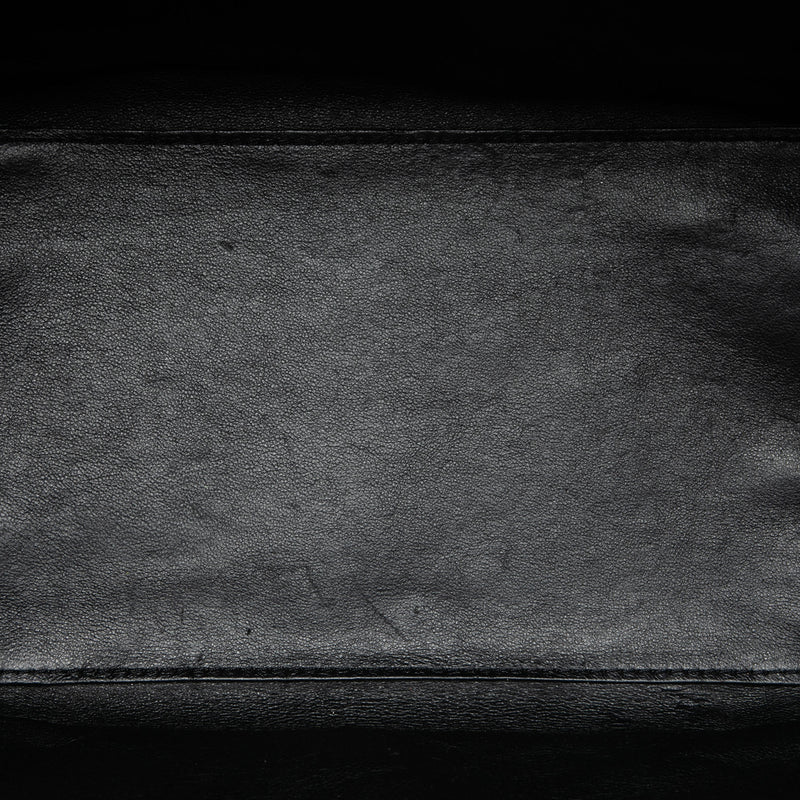Mini Tricolor Calfskin and Suede Luggage Tote - Image 4