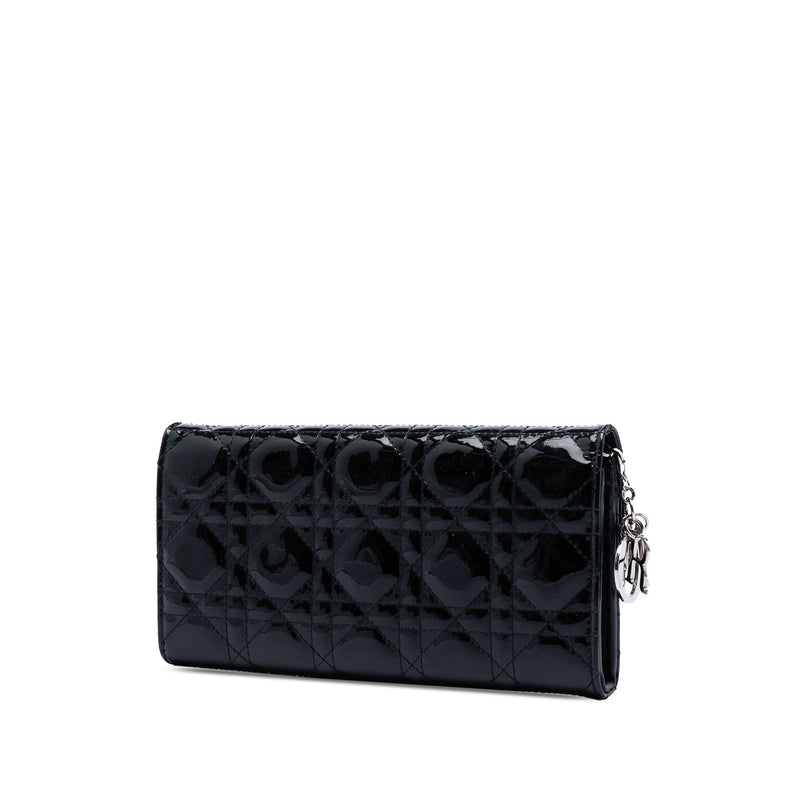 Patent Cannage Lady Dior Wallet On Chain - Image 2