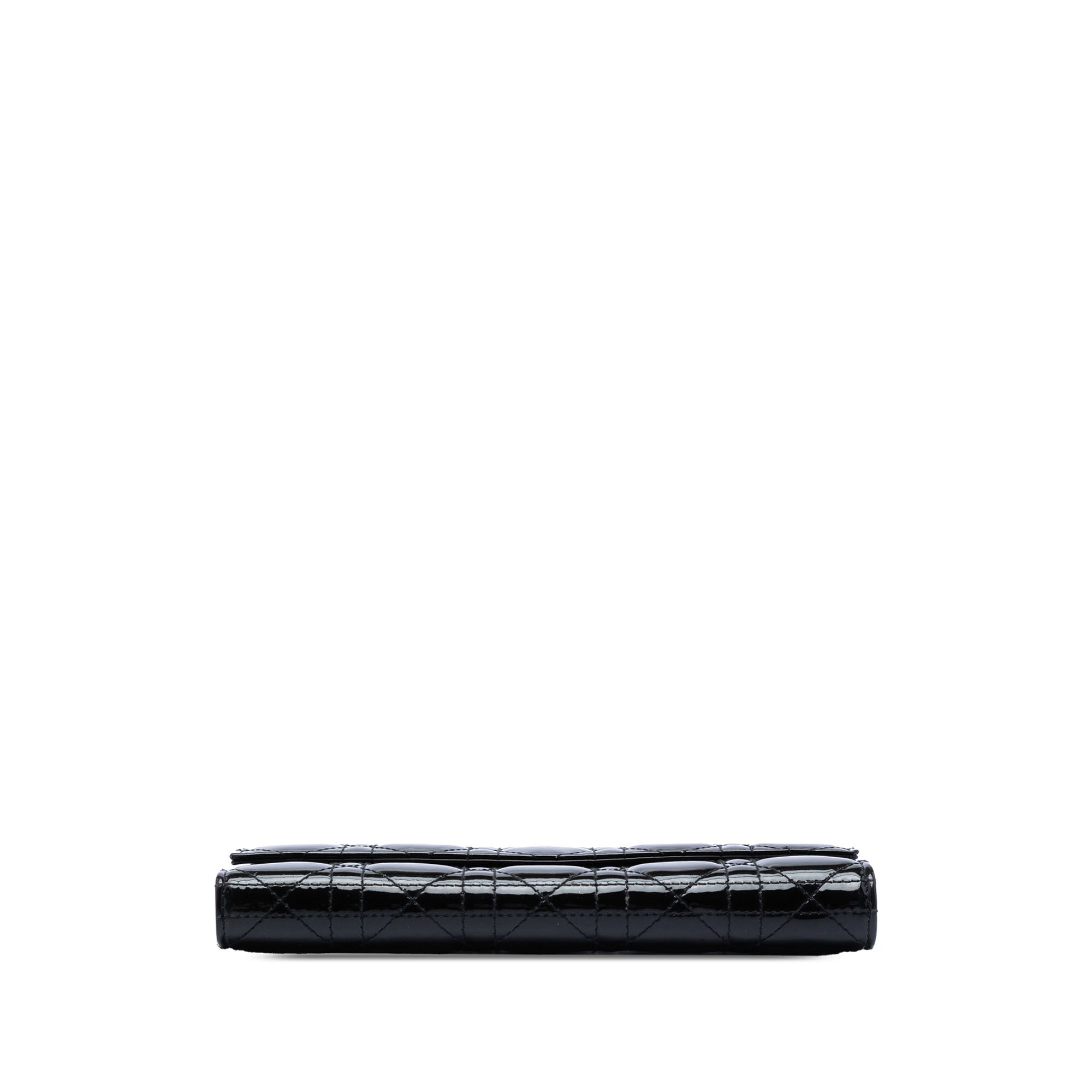 Patent Cannage Lady Dior Wallet On Chain - Image 3