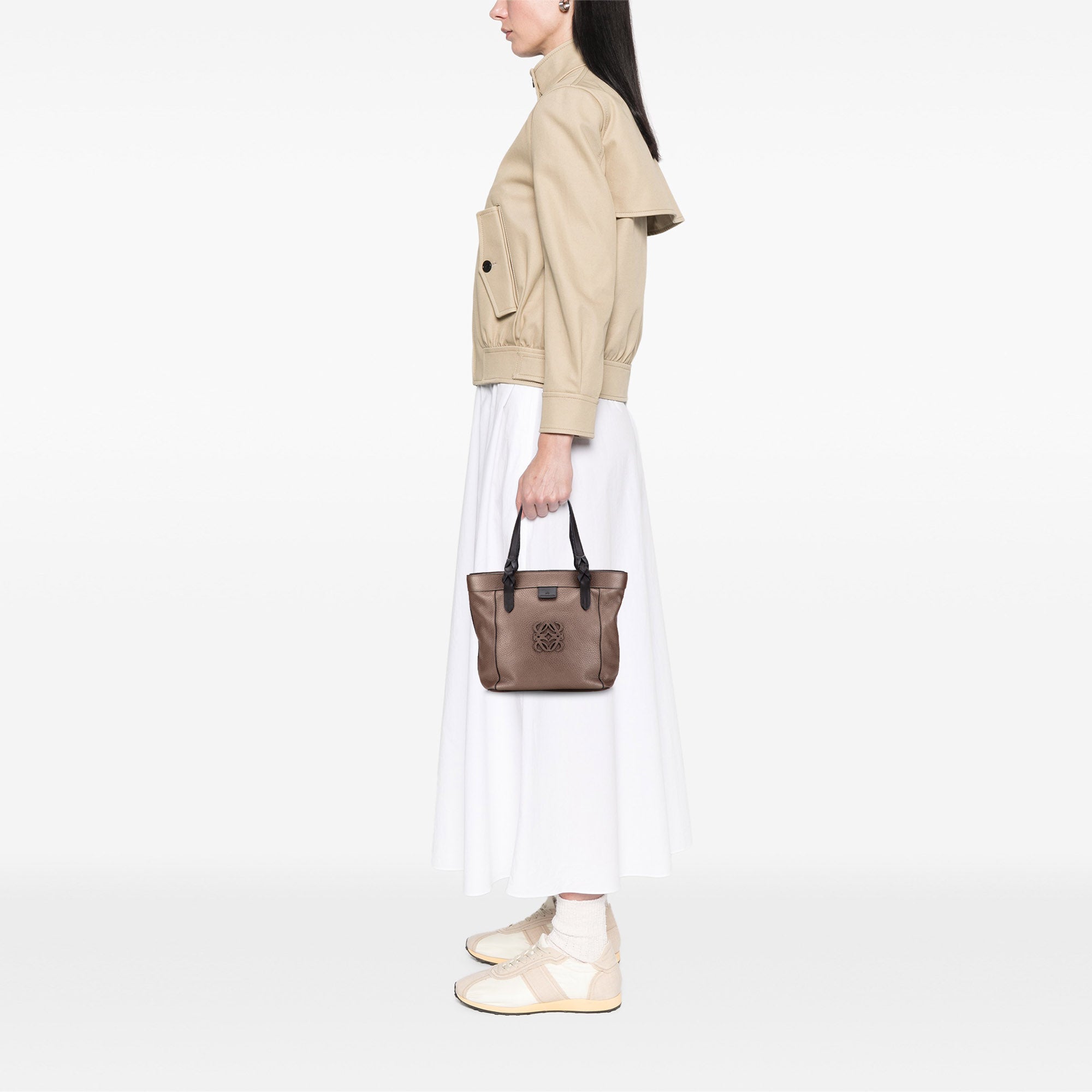 Anagram Leather Fusta Tote - Image 10