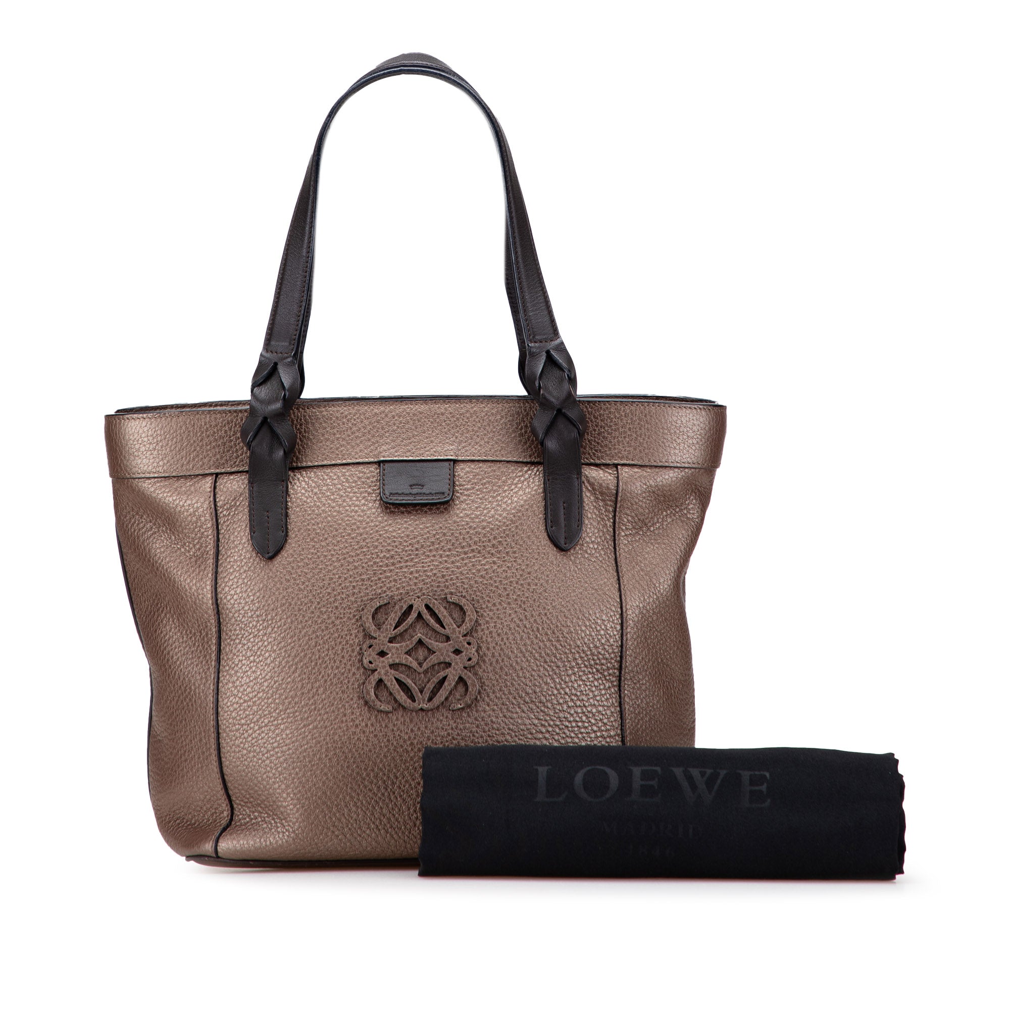 Anagram Leather Fusta Tote - Image 11
