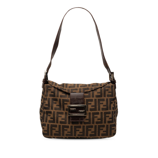 Zucca Canvas Double Flap Shoulder Bag - Image 1