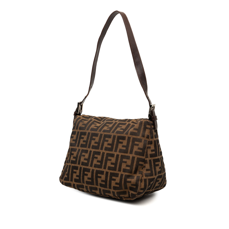 Zucca Canvas Double Flap Shoulder Bag - Image 2