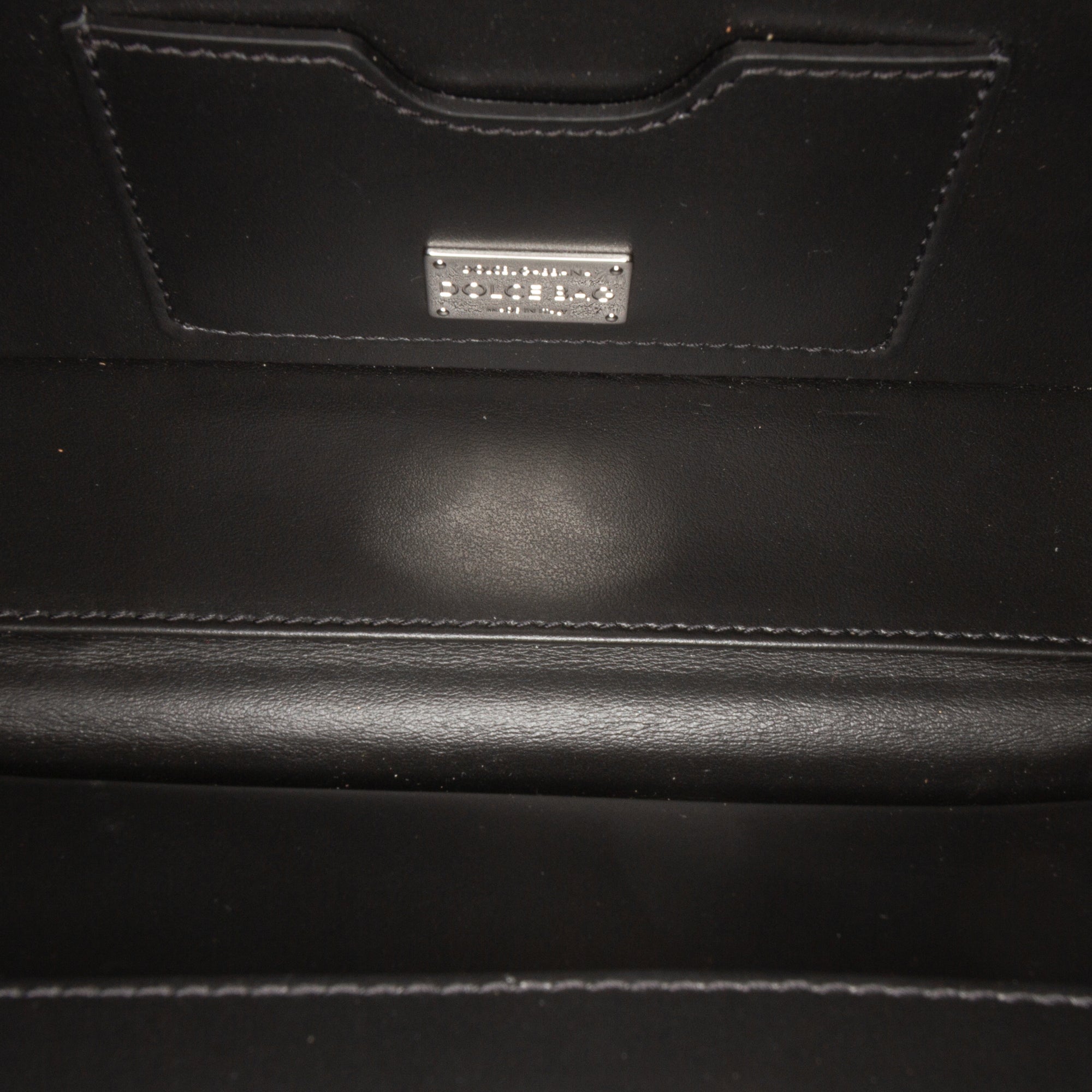 Rhinestone Embellished Jacquard Dolce Box Bag - Image 4