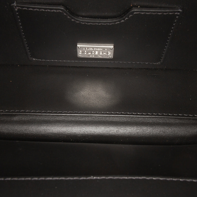 Rhinestone Embellished Jacquard Dolce Box Bag - Image 4