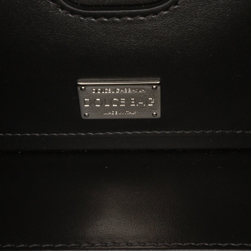 Rhinestone Embellished Jacquard Dolce Box Bag - Image 5