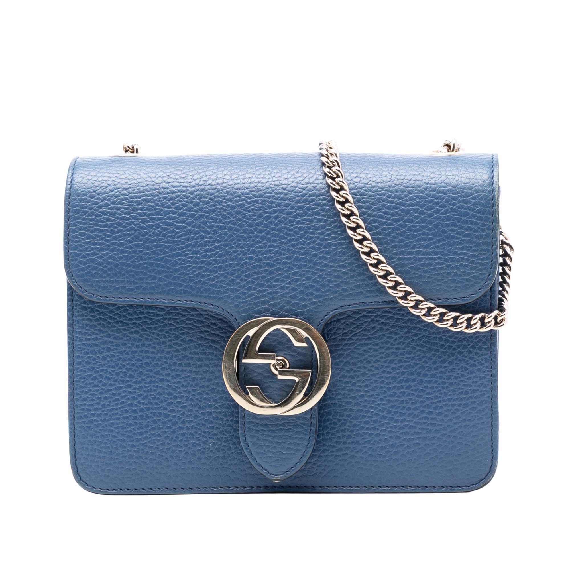 Small Dollar Calfskin Interlocking G Crossbody - Image 1