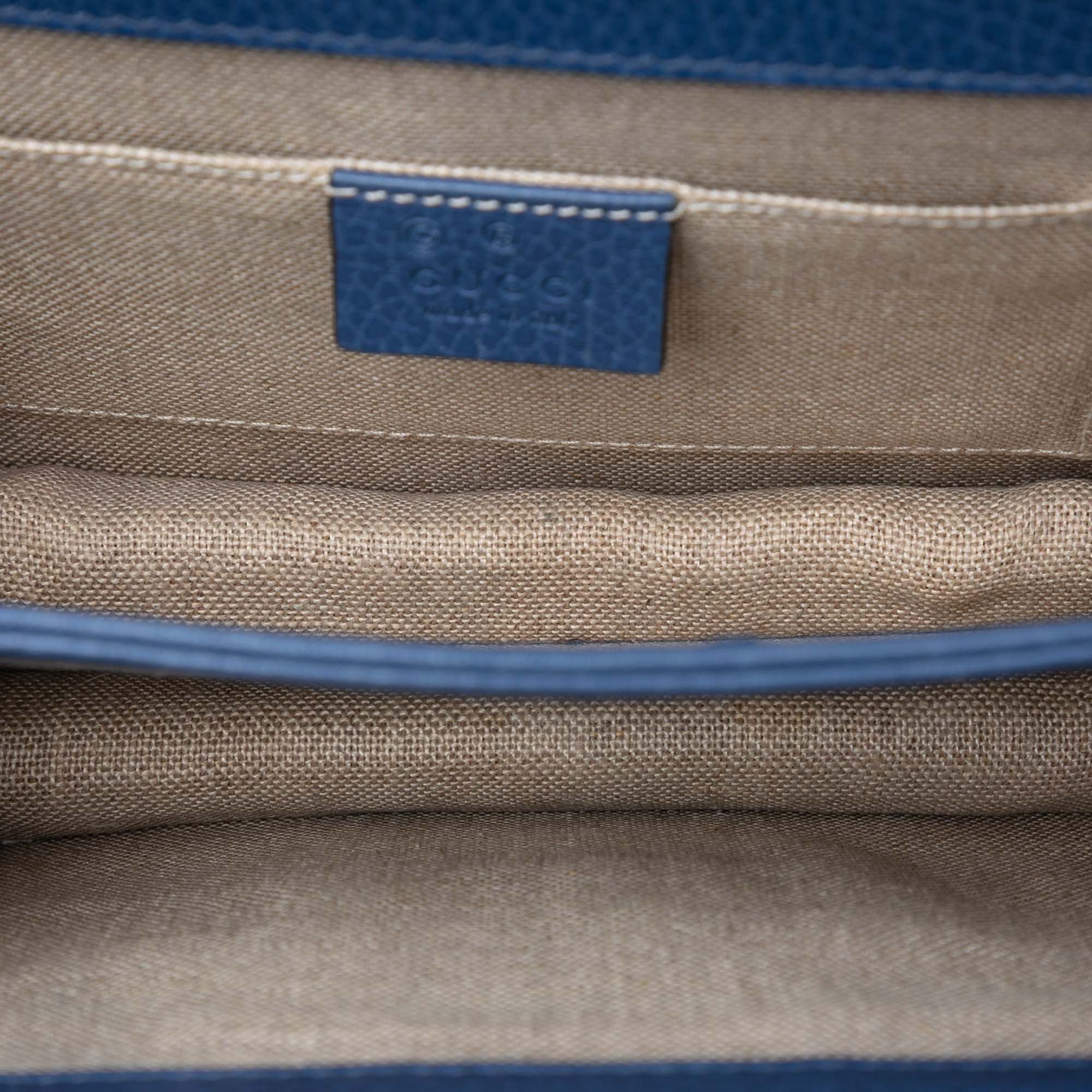 Small Dollar Calfskin Interlocking G Crossbody - Image 4