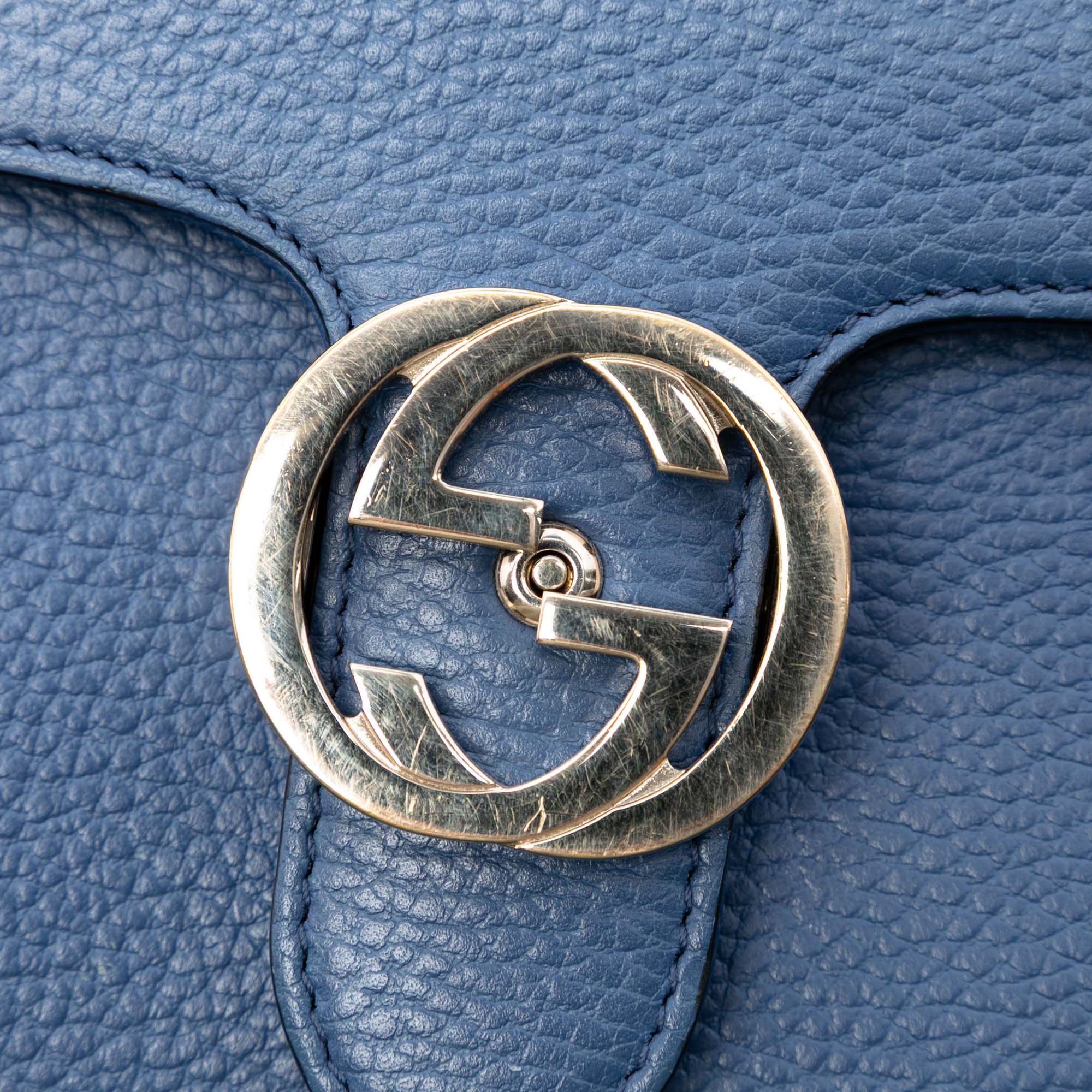 Small Dollar Calfskin Interlocking G Crossbody - Image 6