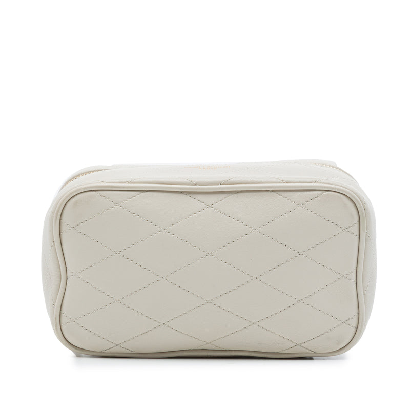 Mini Quilted Lambskin Gaby Vanity Bag - Image 3