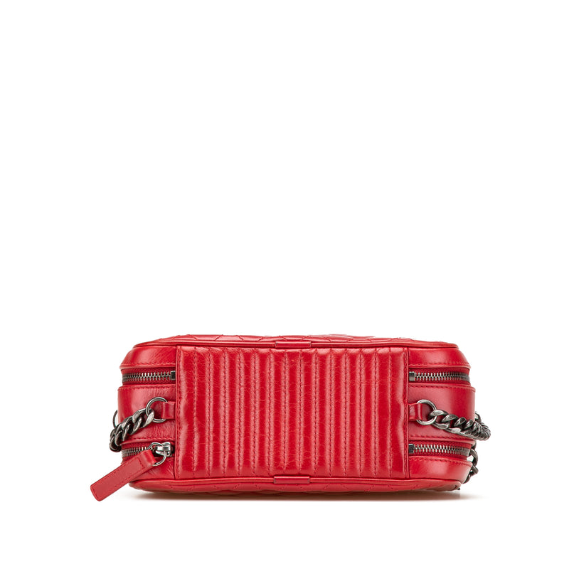 Small Quilted Glazed Calfskin Coco Boy Camera Bag - Image 3