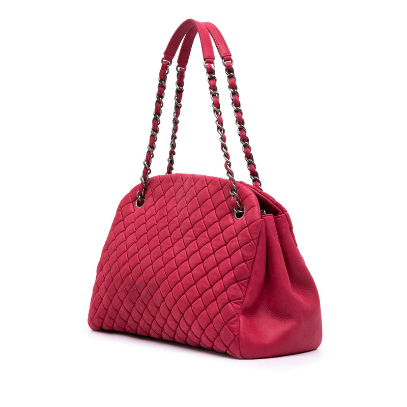 Large Quilted Lambskin Just Mademoiselle Bowling Bag - Image 2